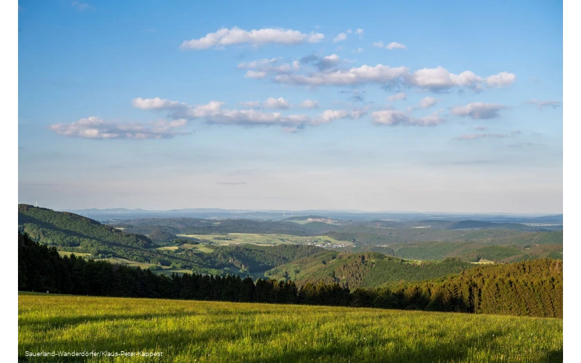 Fantastische Blick vom Krutenberg nach Hessen