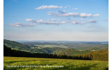Fantastische Blick vom Krutenberg nach Hessen