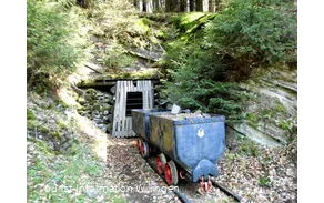 Stolleneingang an der Goldspur Eimelrod