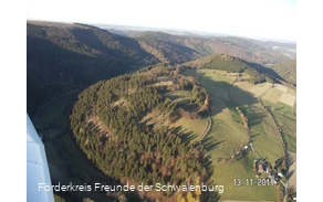 Schwalenburg von oben