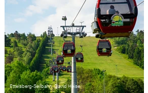 Ettelsberg-Seilbahn aus Richtung Talstation
