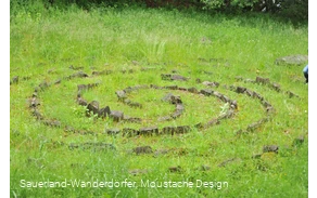 Steinbruch auf einer Wiese