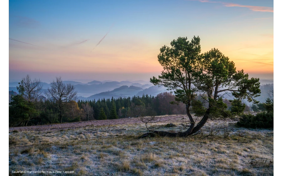 Weiter Blick vom Osterkopf in die Sauerländer Berge