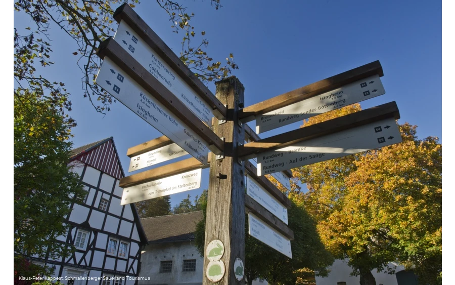 Die Wegekennzeichen in der Esloher Ferienregion