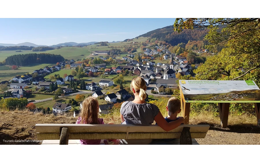 Ausblick vom Kreuzberg in Düdinghauen.