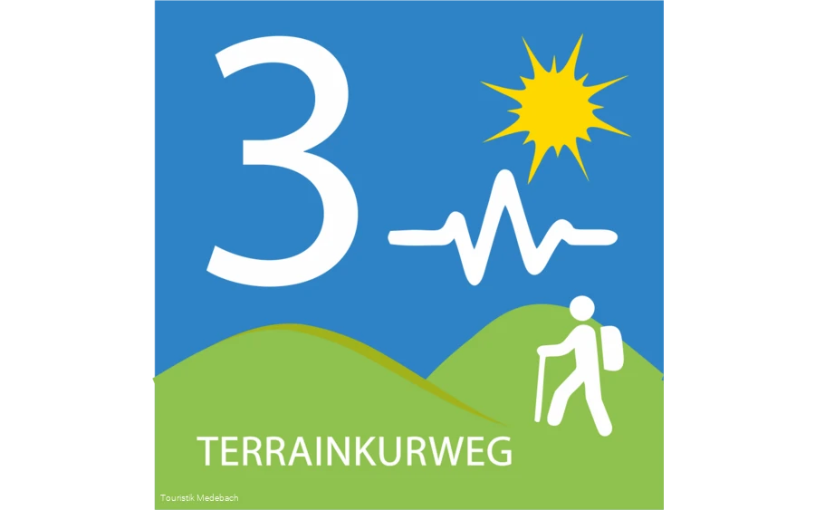 Wegzeichen Terrainkurweg 3 Medebach