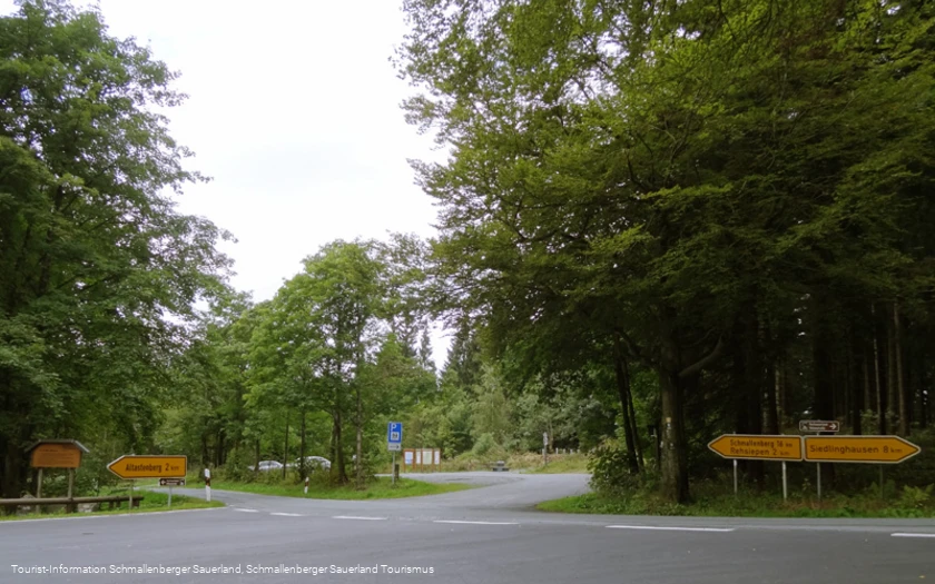 Wanderparkplatz "Großes Bildchen" auf der Hunau
