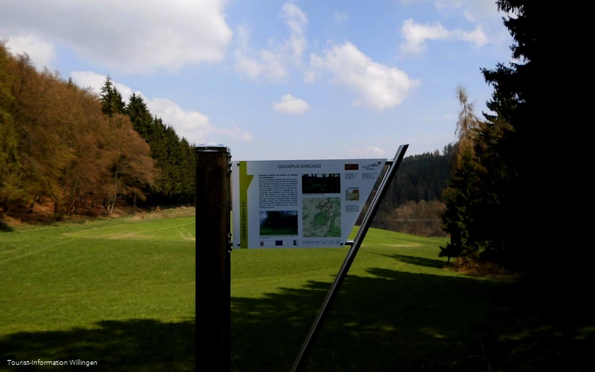 Geoparkstation G5 an der Goldspur Eimelrod