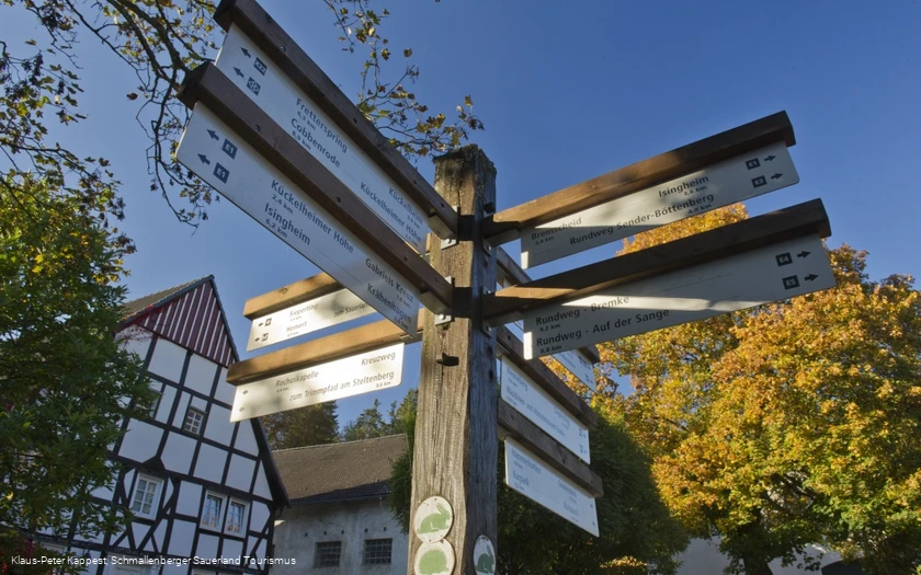 Die Wegekennzeichen in der Esloher Ferienregion