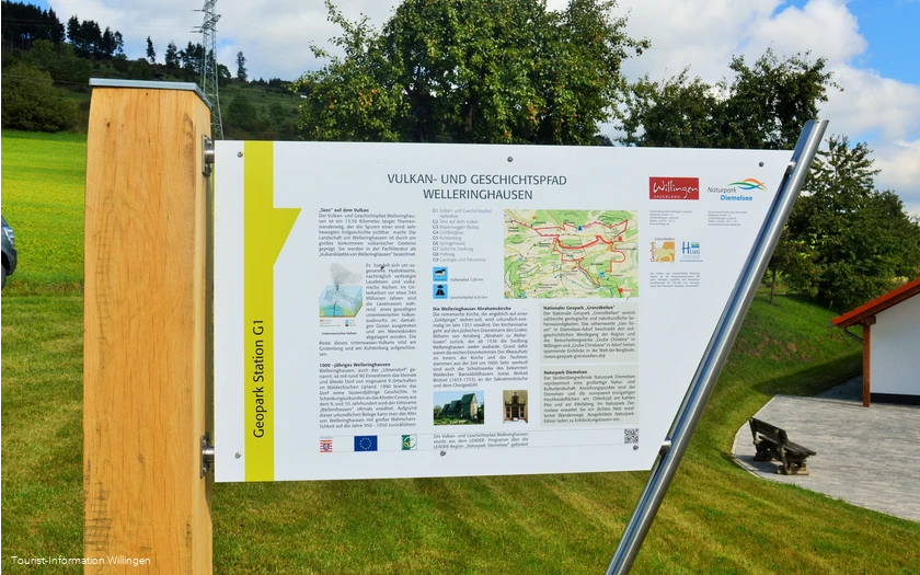 Vulkanpfad Welleringhausen Station 1 
