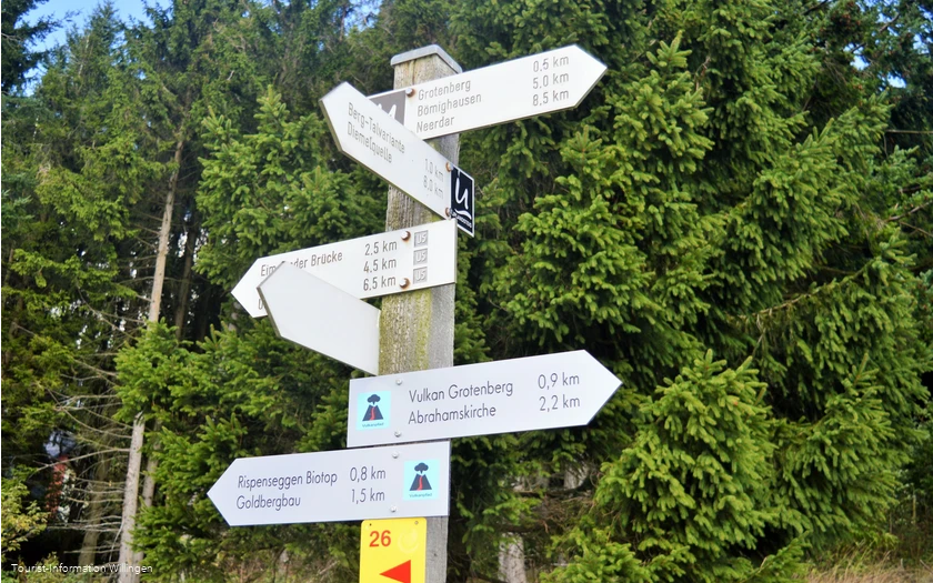 Wanderschilder in Welleringhausen