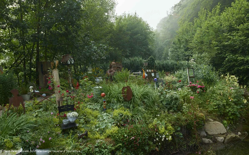 Garten am Cafe Zeit am Wasserrad