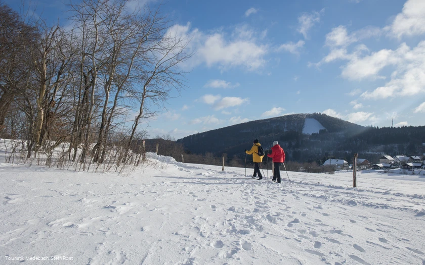 Winterwanderung in der Urlaubsregion Medebach