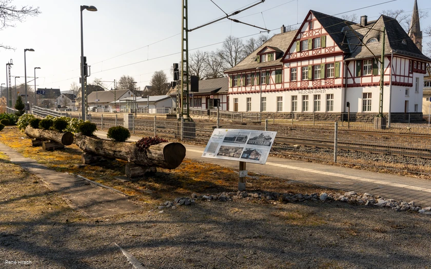 Blickepfad Station 15 - Bahnhof