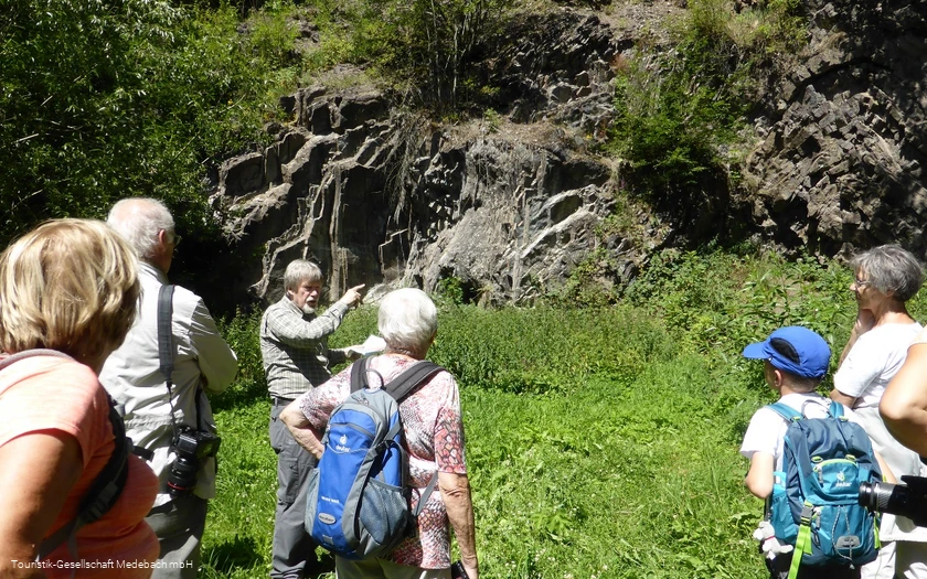 Führung mit dem Geoparkführer auf dem Geologischen Rundweg