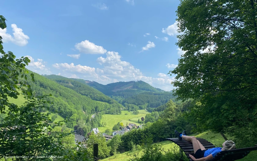 Ausblicke am Veischeder Sonnenpfad