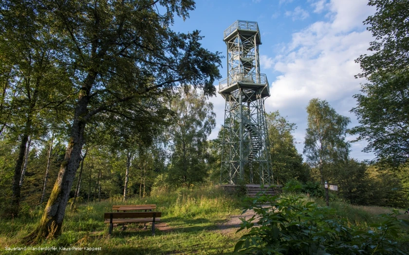 Blick auf den Wilzenberg Turm bei gutem Wetter.jpg Blick auf den Wilzenberg Turm bei gutem Wetter
