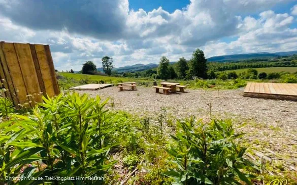 Fernblick vom Trekkingplatz Himmelsnah
