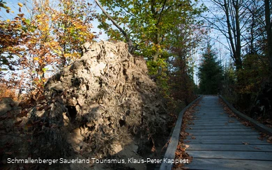 Kyrillpfad in der Abenddämmerung
