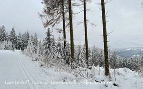 Traumhafte Ausblicke bieten sich beim Langlauf auf der Reetsberloipe