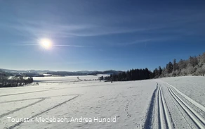Winterspaß auf der Center Parcs Loipe