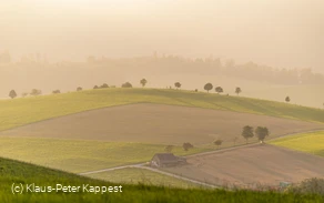 Landschaft im Abendlicht