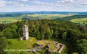 Der Eisenberg - Deutschlands reichste Goldlagerstätte mit Burgruine und Aussichtsturm