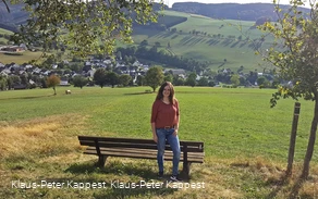 Selfie-Punkt an der Fotoroute Oberhenneborn