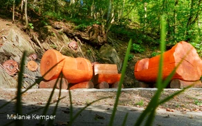 Skulptur: Erinnerung am Kleffweg Albaum Skulptur: Erinnerung am Kleffweg Albaum
