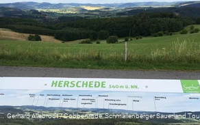 Infoschild in Herschede