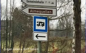 Stellplätze Alme