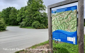 Startpunkt für viele Wanderungen - der Albrechtsplatz