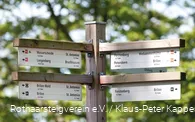 Vorbildliche Ausschilderung auf dem Rothaarsteig