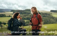 Wanderpaar bei der Rast