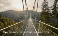 Skywalk Willingen im Gegenlicht