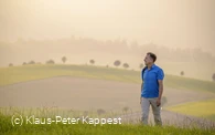 Ausblicke im Abendlicht auf dem Uplaender Besinnungsweg