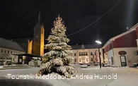 Medebacher Marktplatz im Winter