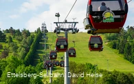 Ettelsberg-Seilbahn aus Richtung Talstation