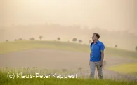 Ausblicke im Abendlicht auf dem Uplaender Besinnungsweg