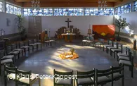 Innenraum der Pilgerkirche Schwalefeld