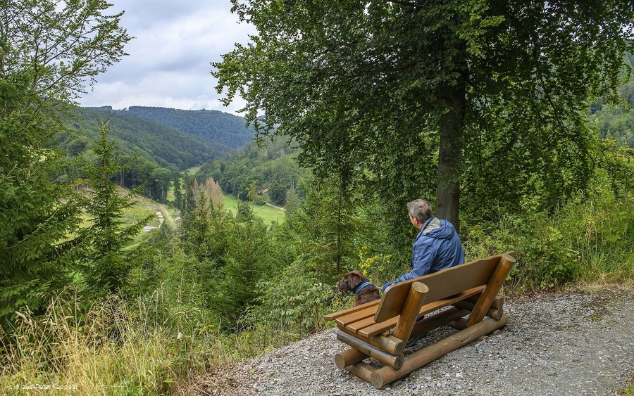Ausblicke auf dem Uplaender Besinnungsweg 
