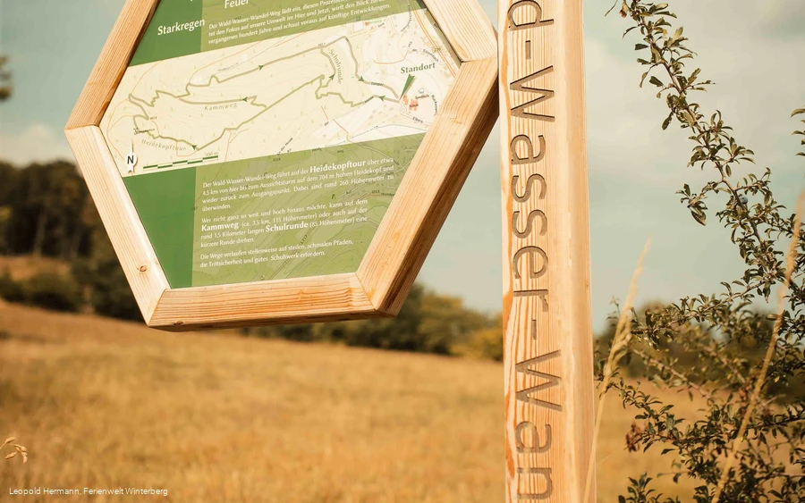 Wegweiser Wald-Wasser-Wandel-Weg