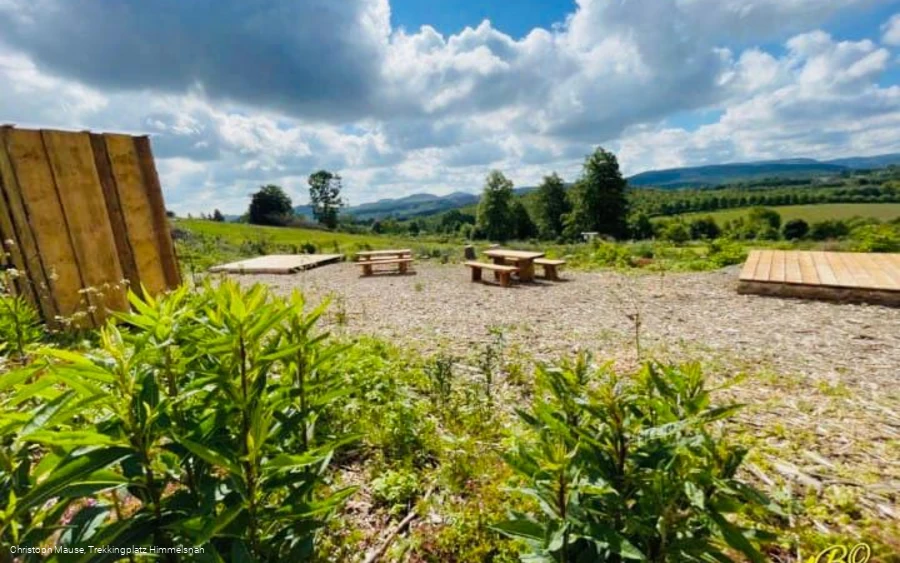Fernblick vom Trekkingplatz Himmelsnah