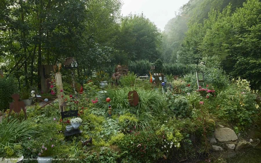 Garten am Cafe Zeit am Wasserrad