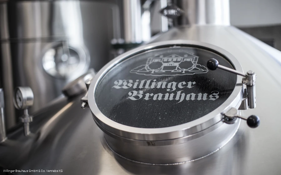 Sudkessel im Willinger Brauhaus Sudkessel im Willinger Brauhaus