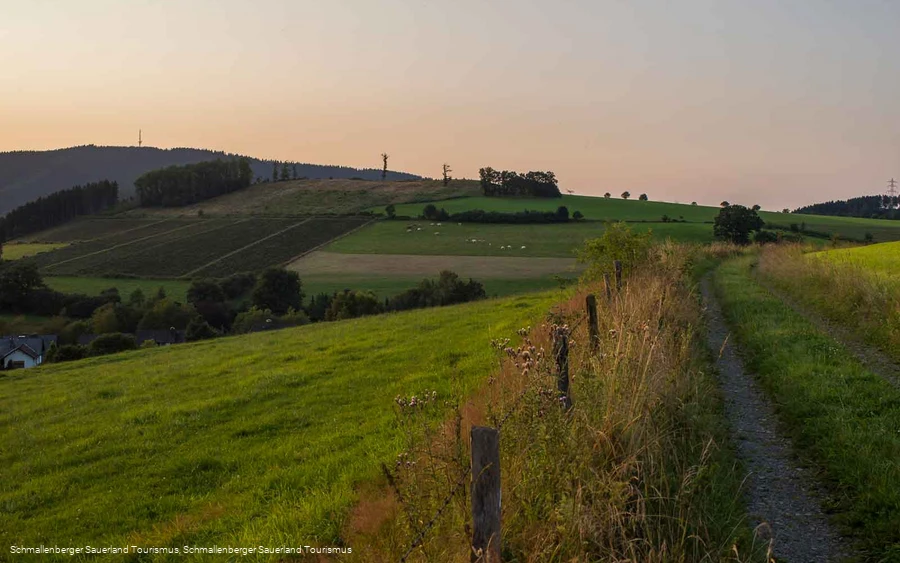 Blick zurück Richtung Tittenberg