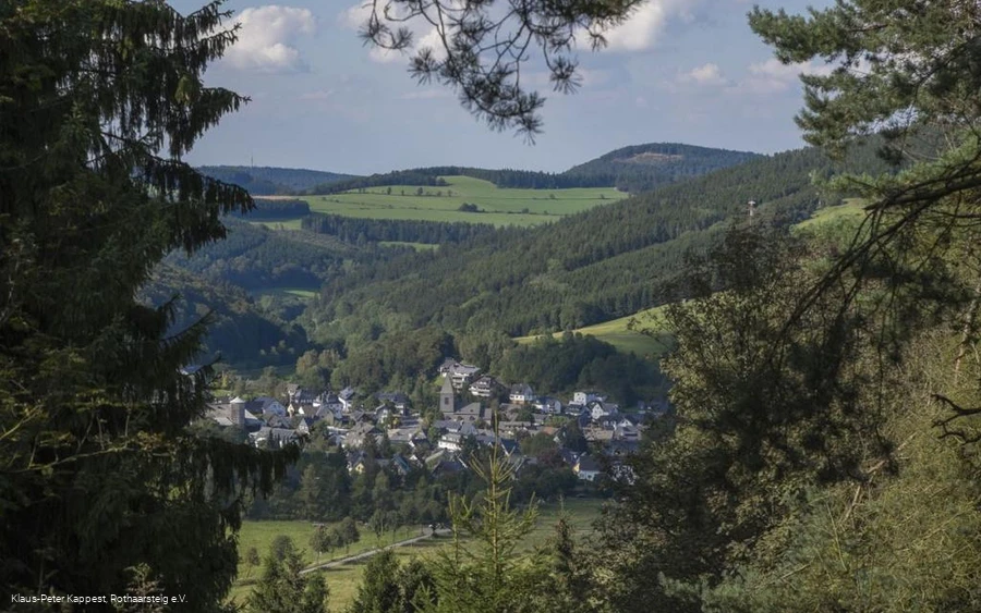 Blick auf Usseln