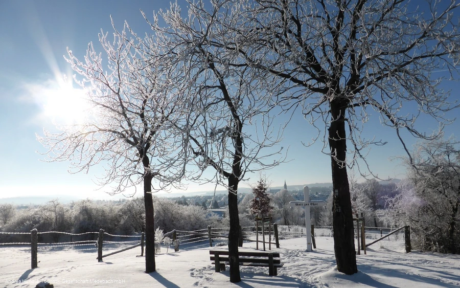 Blick vom Weddel auf Medebach