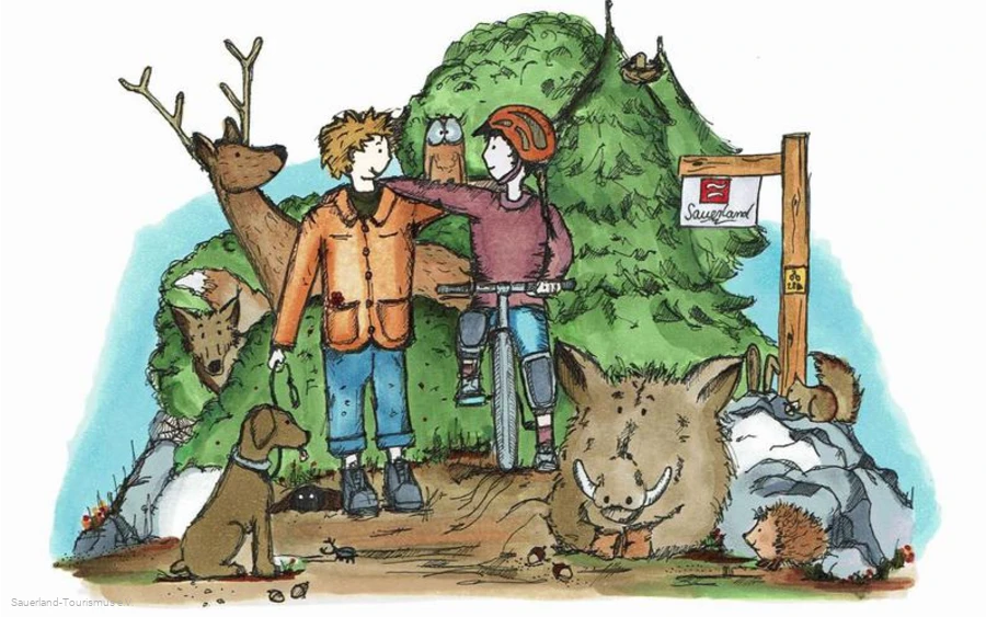 Verhaltensregeln im Wald