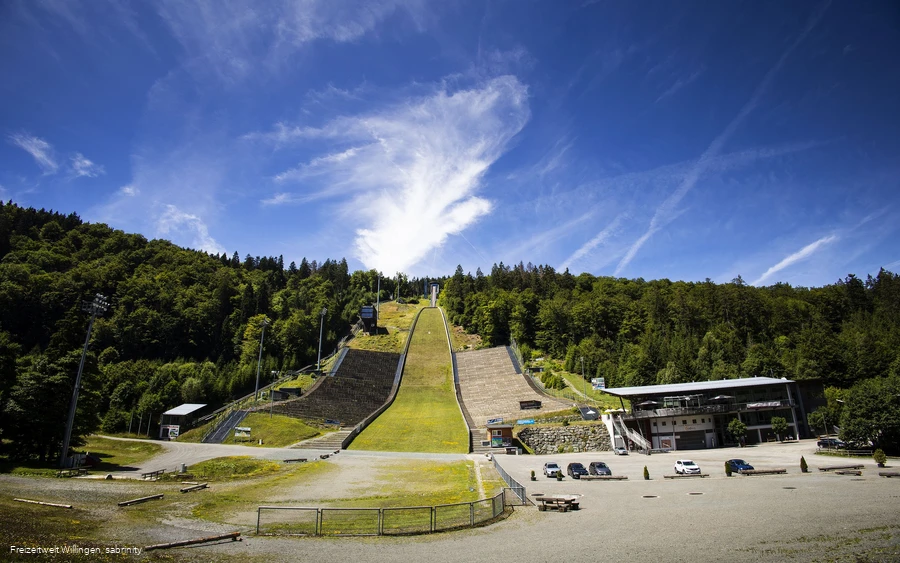Mühlenkopfschanze Auslaufbereich